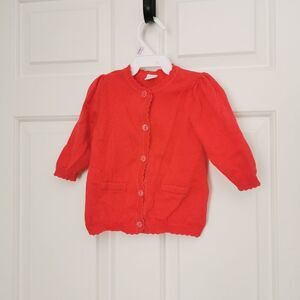 2/$20 Dopo Dopo long sleeve knit sweater size 6-9 m